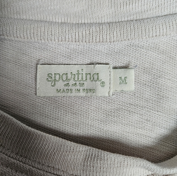 Spartina 449 Light Pink Cotton Top Size M - Picture 7 of 10